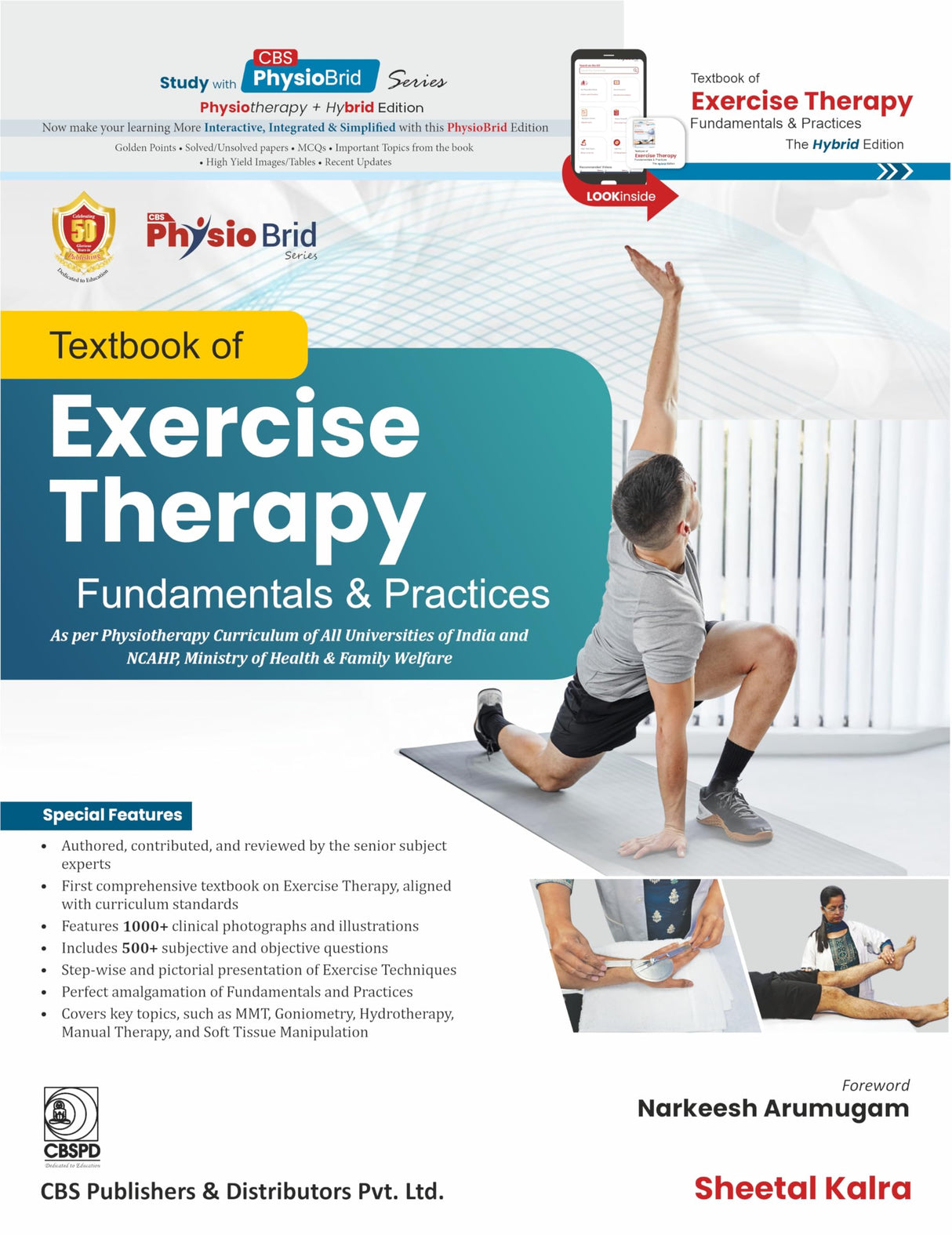 Textbook of Exercise Therapy-Fundamentals and Practices Pb- 2025 , ISBN - 9788197750069