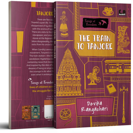 The Train to Tanjore (Songs of Freedom Series): A Tale of Tamil Nadu During the Quit India Movement | Middle Grade Historical Fiction | Ages 10+ - Retail Maharaj