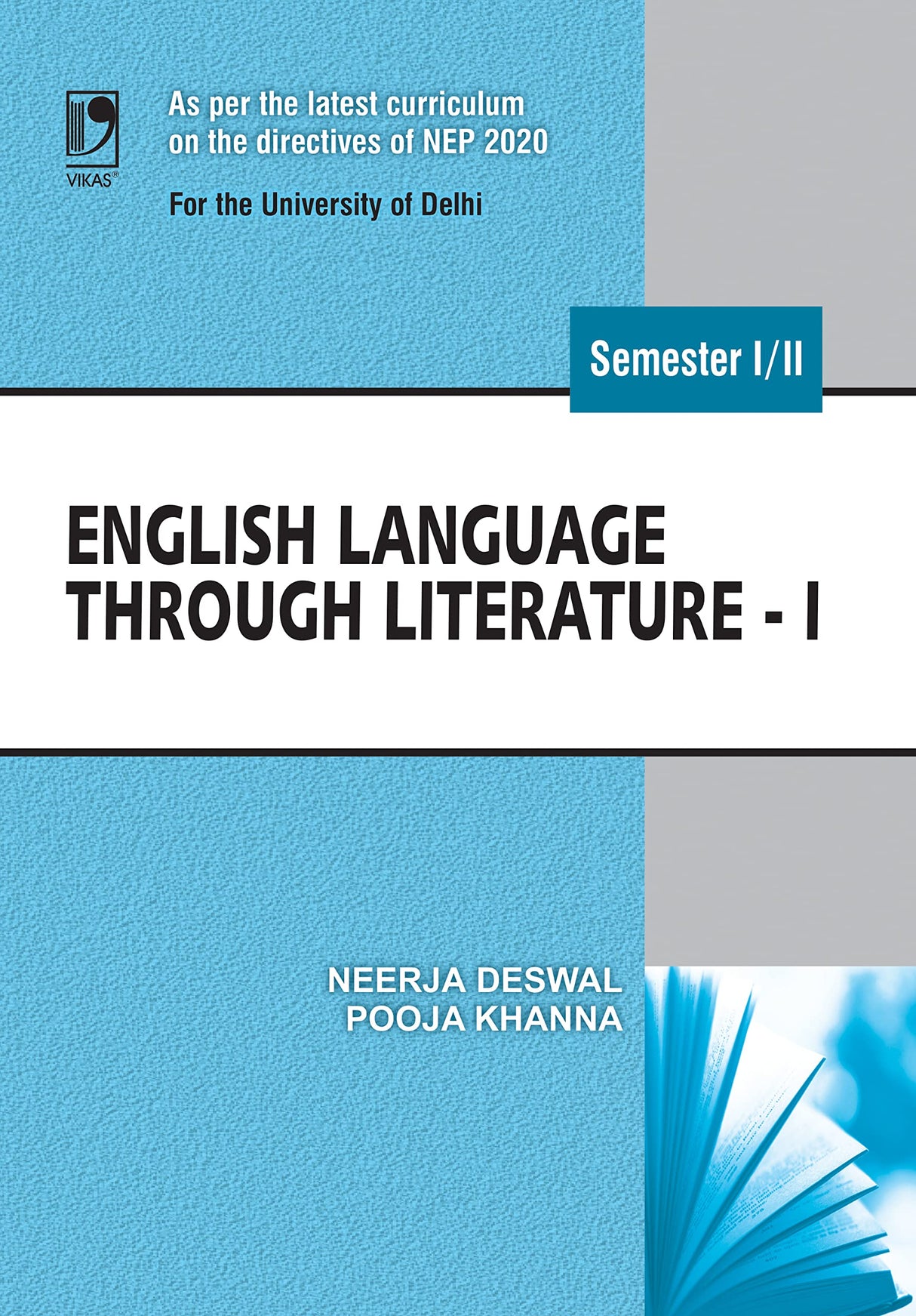 English Language Through Litherature-I: (NEP 2020 for the University of Delhi) - Retail Maharaj
