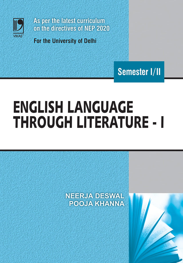 English Language Through Litherature-I: (NEP 2020 for the University of Delhi) - Retail Maharaj