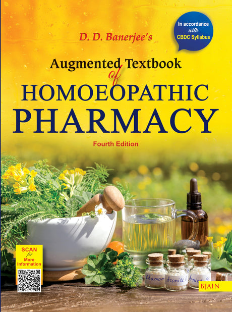 DD Banerjee Augmented Textbook of Homoeopathic Pharmacy (4th Edition) In Accordance with CBDC Syllabus - Retail Maharaj