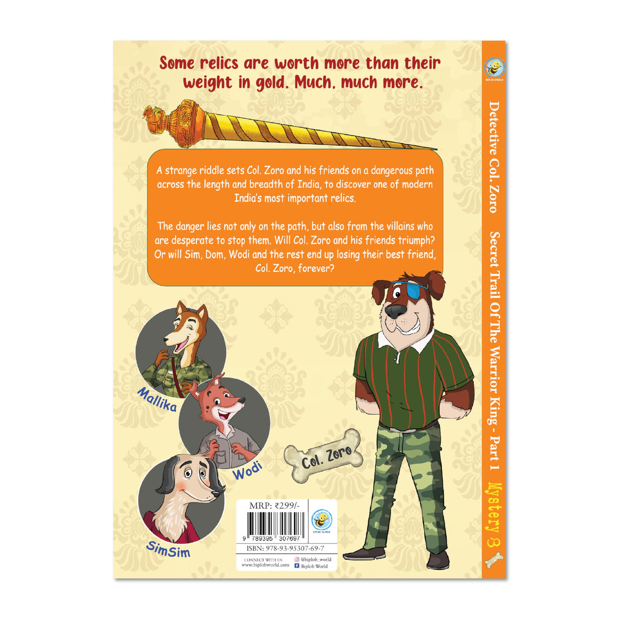 Detective Col. Zoro Book 8: Secret Trail of the Warrior King - Part 1 - Retail Maharaj