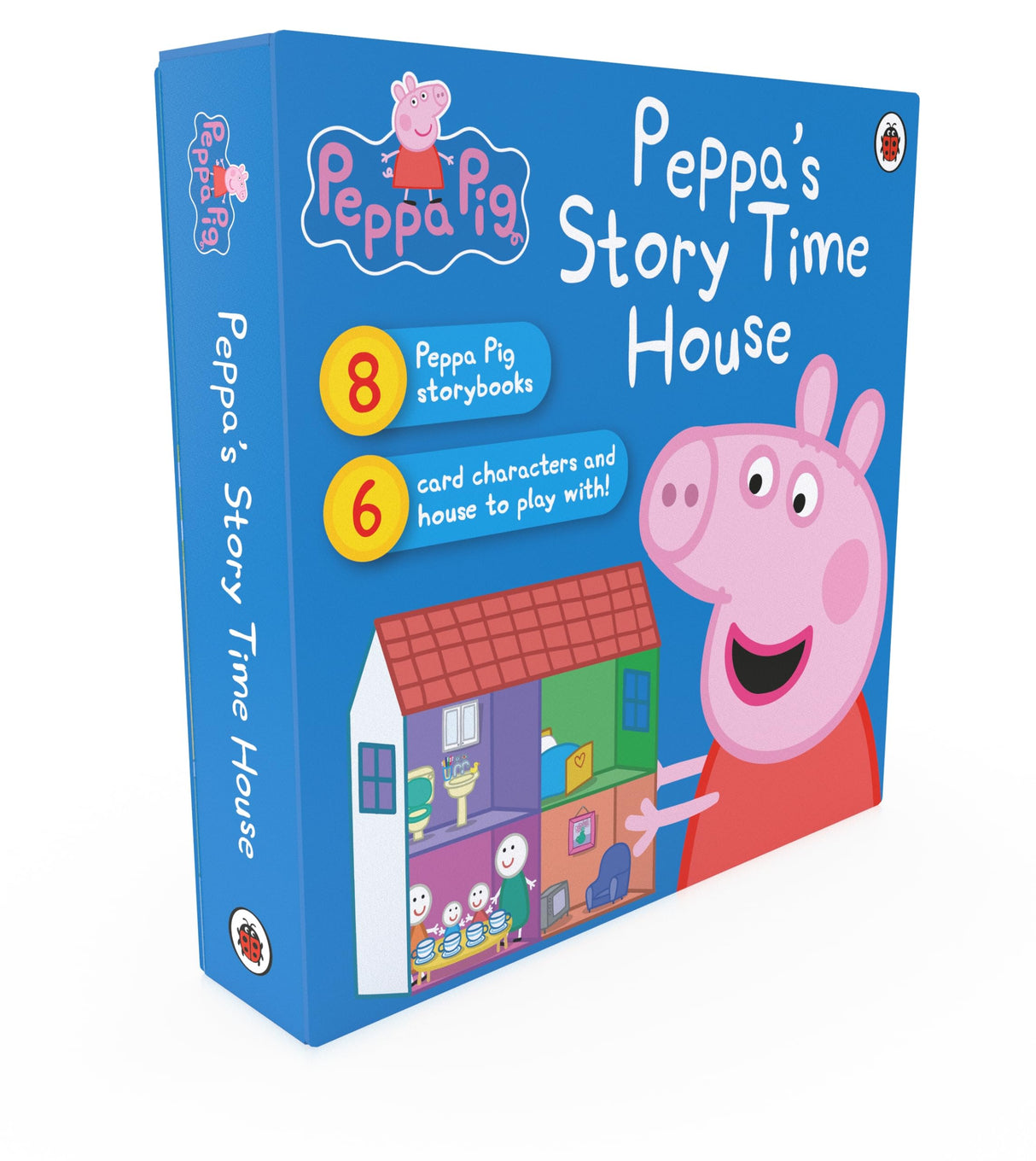 Peppa’s Storytime House (Set of 8): Mini Board Books & 6 Play Characters | Peppa Pig Interactive Storytelling Gift for Toddlers & Kids