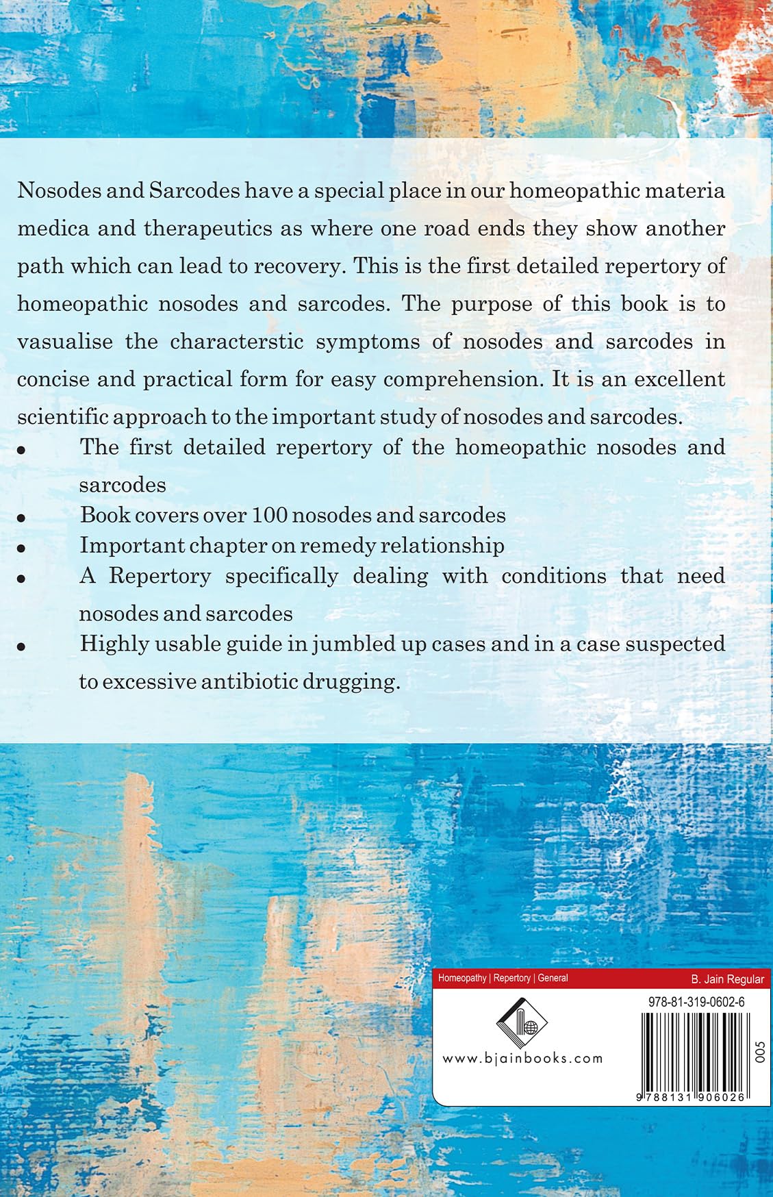 A Repertory of Homoeopathic Nosodes & Sarcodes - Retail Maharaj