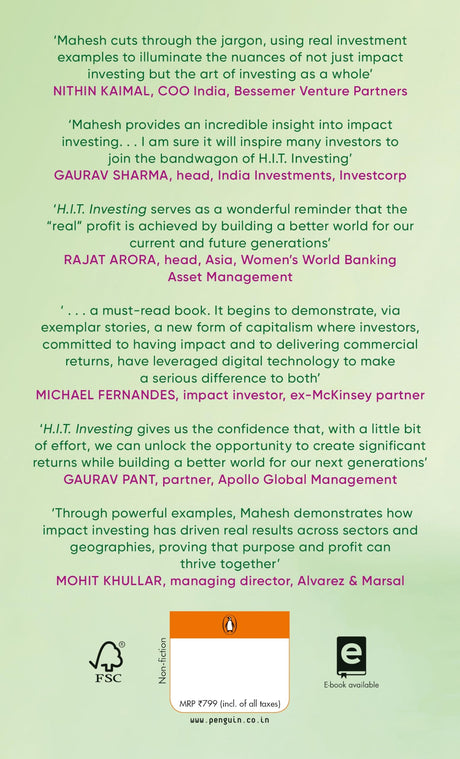 H.I.T. Investing: Strong Returns Through High-Impact Investing Leveraging Technology - Retail Maharaj