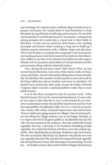 Primus Books-Selected Works of Swami Sahajanand Saraswati: What Should Peasants Do? -Vol II - Retail Maharaj