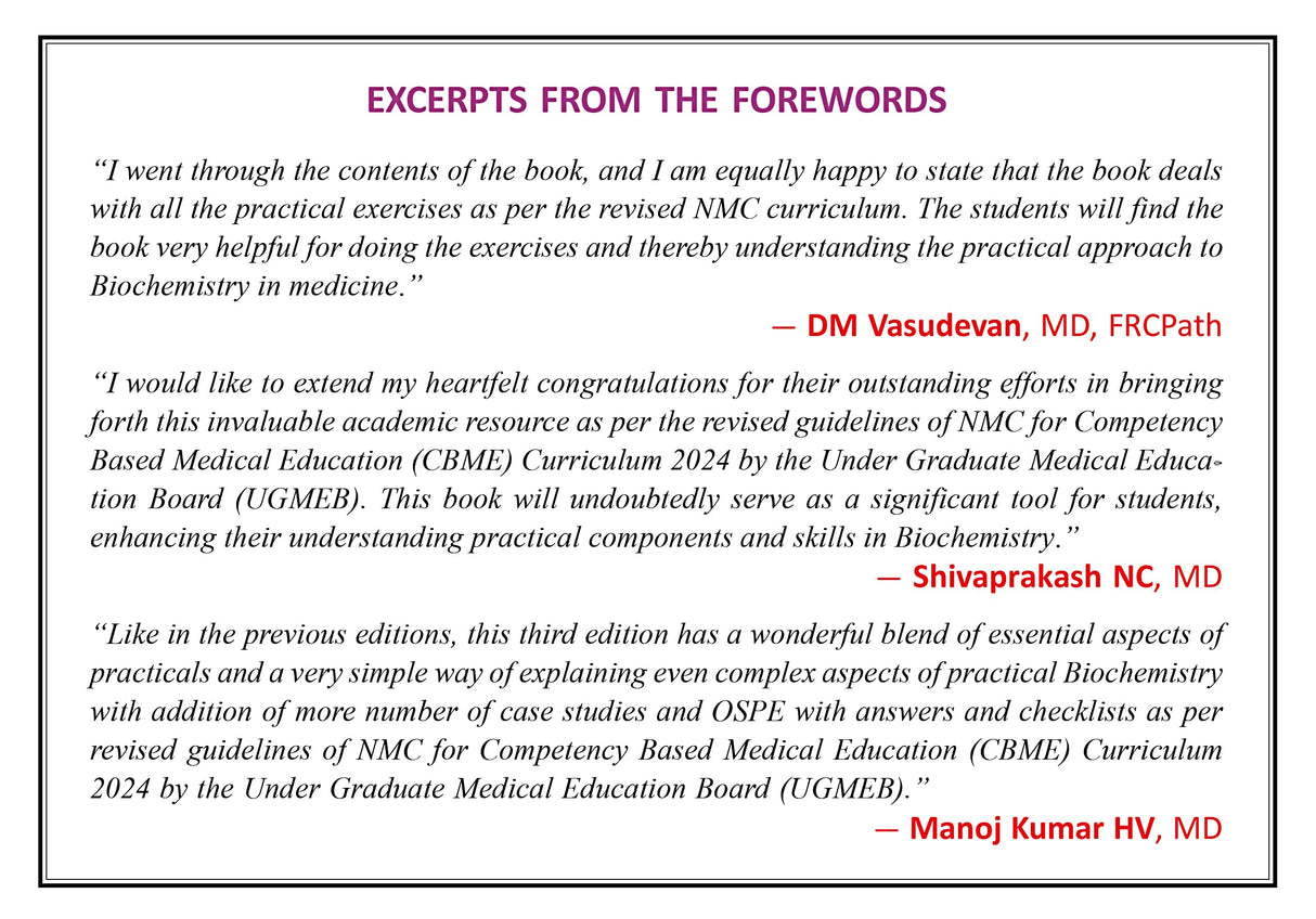 Practical Biochemistry Textbook (Competency Based) (3rd Edition)