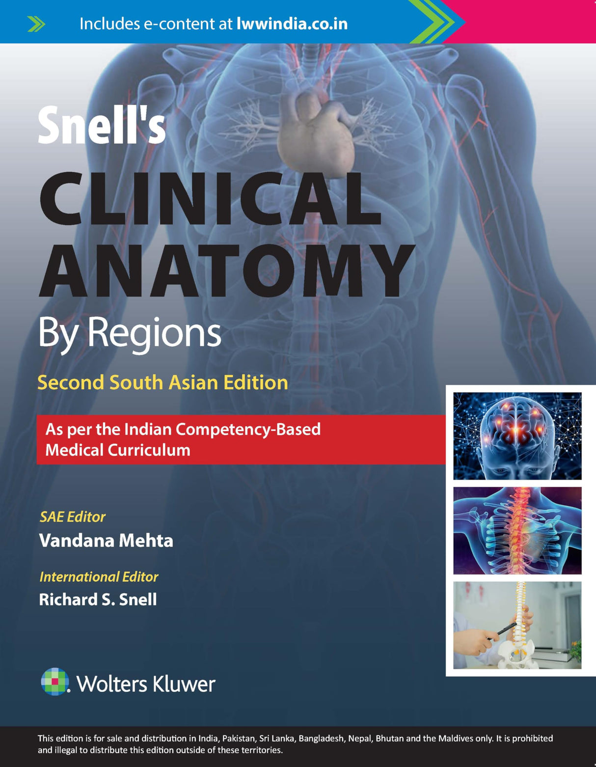 Snell`s Clinical Anatomy by Regions, 2nd South Asian ed