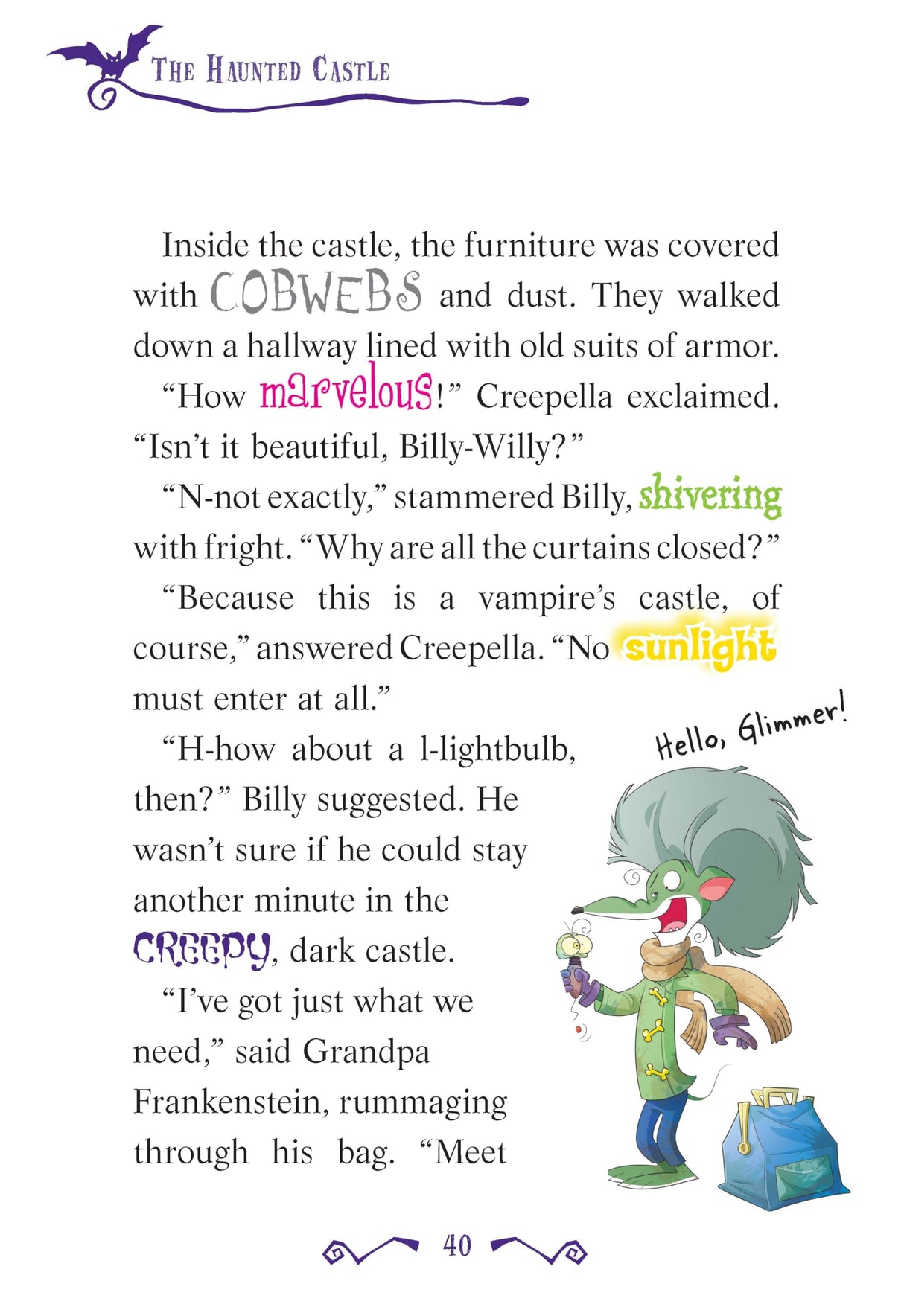 CREEPELLA VON CACKLEFUR#04 RETURN OF THE VAMPIRE [Paperback] GERONIMO STILTON - Retail Maharaj