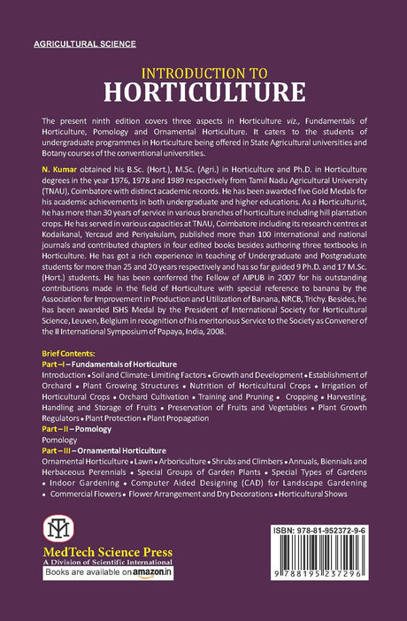 Introduction to Horticulture, 9th Edition - Retail Maharaj