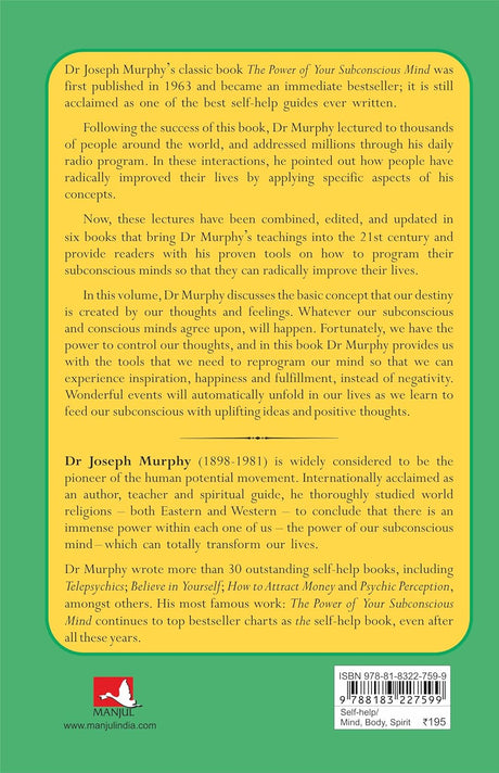 Maximize Your Potential Through the Power of Your Subconscious Mind for An Enriched Life [English] - Retail Maharaj