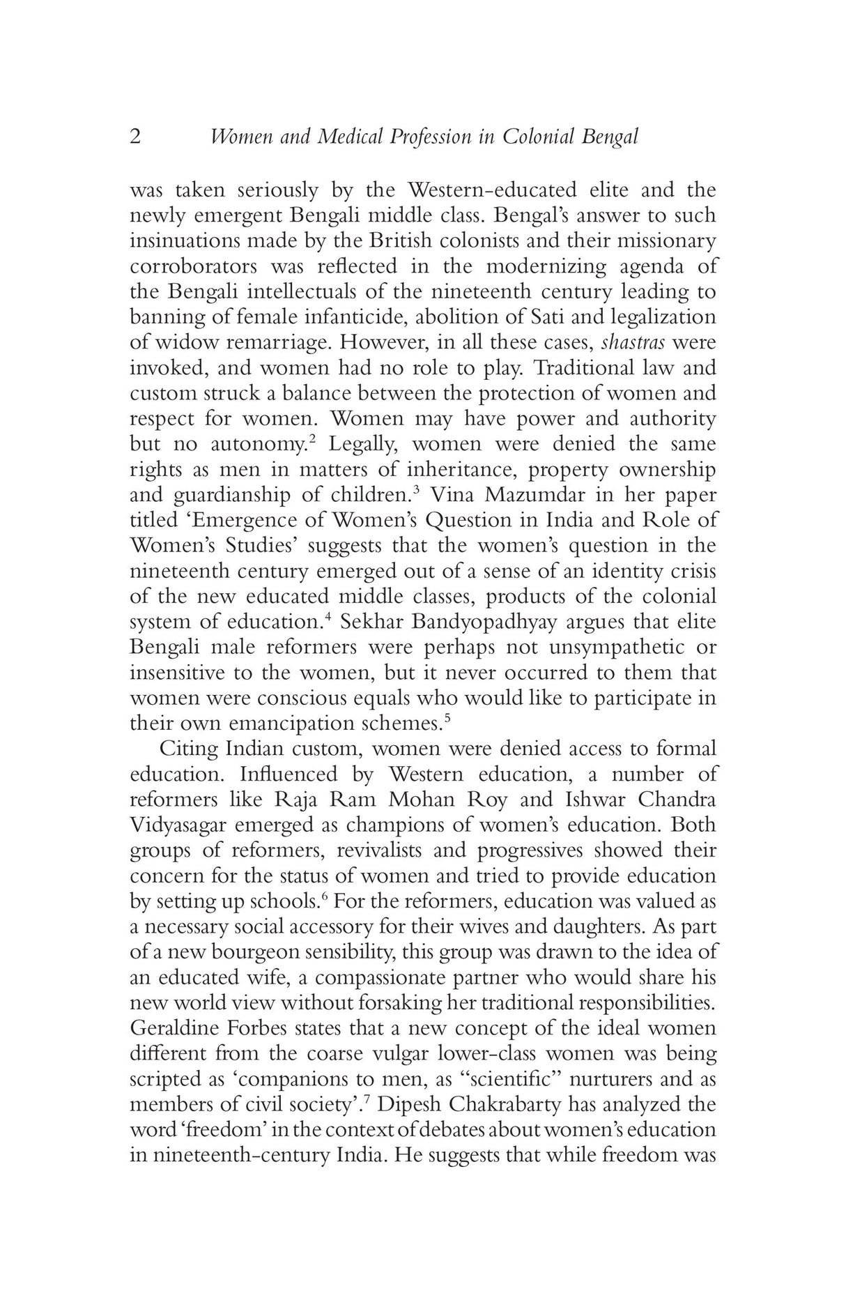 Women and Medical Profession in Colonial Bengal, 1883-1947