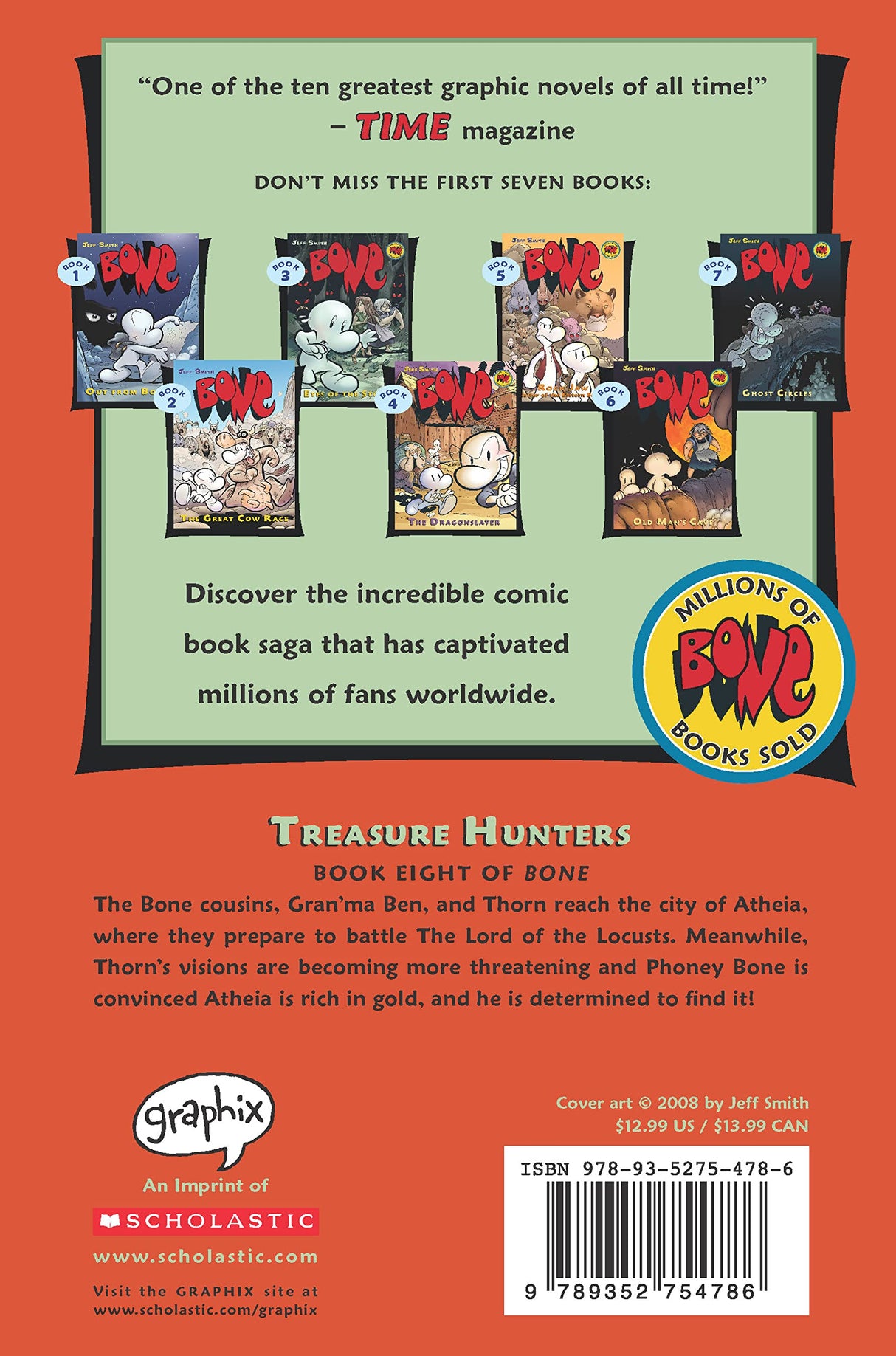 Bone Graphic Novel #8: Treasure Hunters (Graphix)