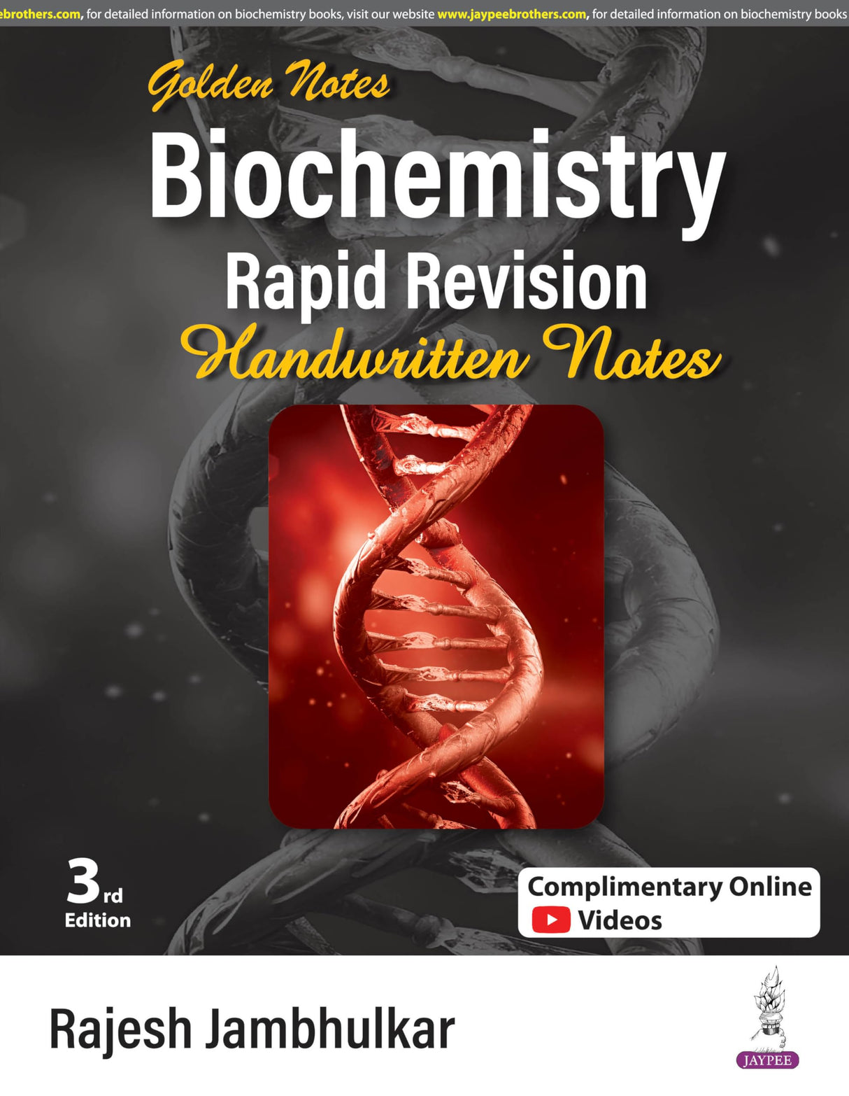 Golden Notes Biochemistry Rapid Revision Handwritten Notes