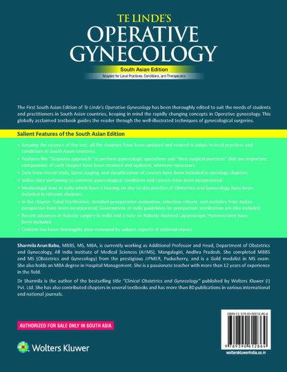 Te Linde’s Operative Gynecology, South Asian ed