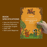 Rooftop Artventures of Phad - Elementary | PAPERBACK (Softcover) | Children's Drawing & Colouring Art Book | DIY Activites, Step-by-step Simple Motifs ... Phad Art Elementary Painting book: english - Retail Maharaj
