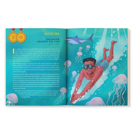 The Padmas: Fifty Stories of Perseverance | Illustrated Biographies of Padma Awardees | A.P.J. Abdul Kalam, Indra Nooyi, Milkha Singh and more | Ages 8+ - Retail Maharaj