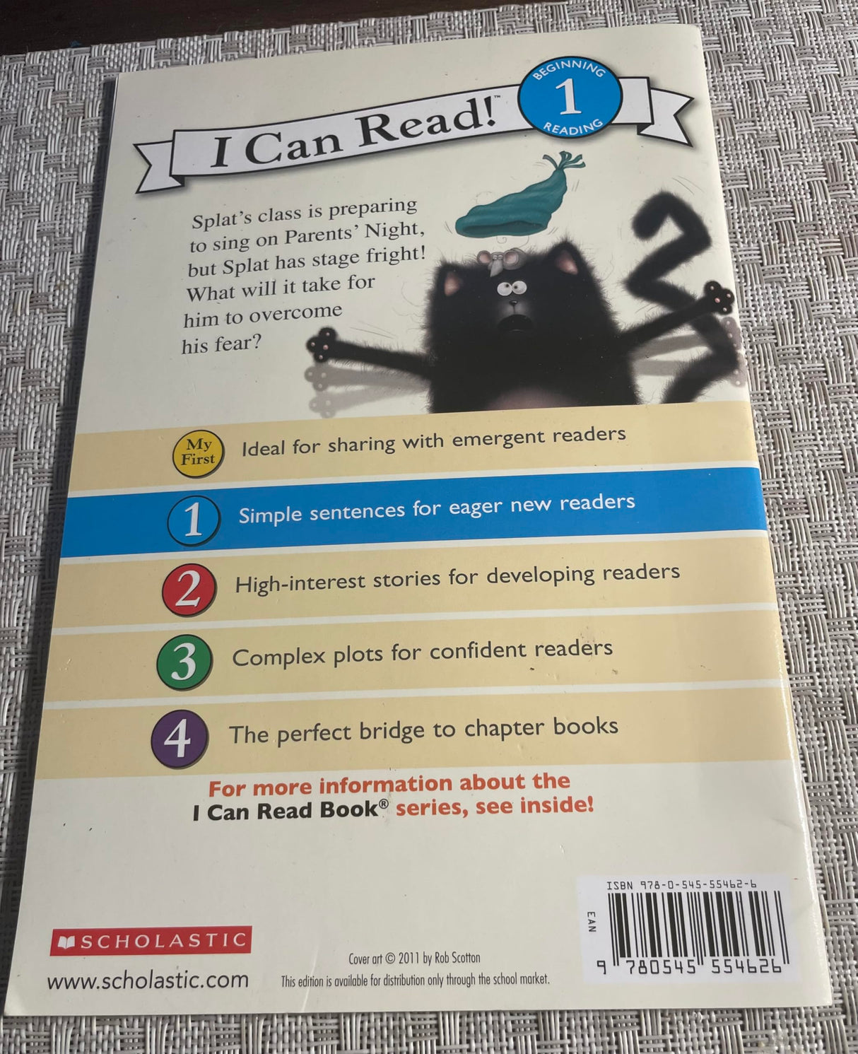 Splat The Cat: Splat The Cat Sings Flat (I Can Read Level 1) - Retail Maharaj