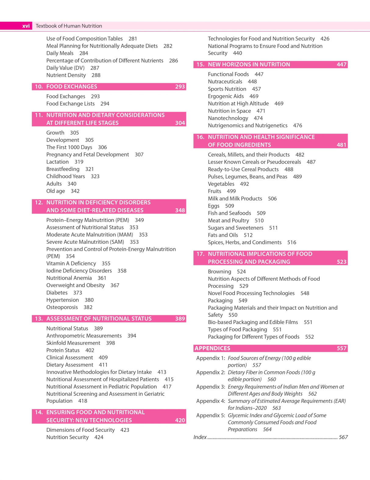 TEXTBOOK OF HUMAN NUTRITION
