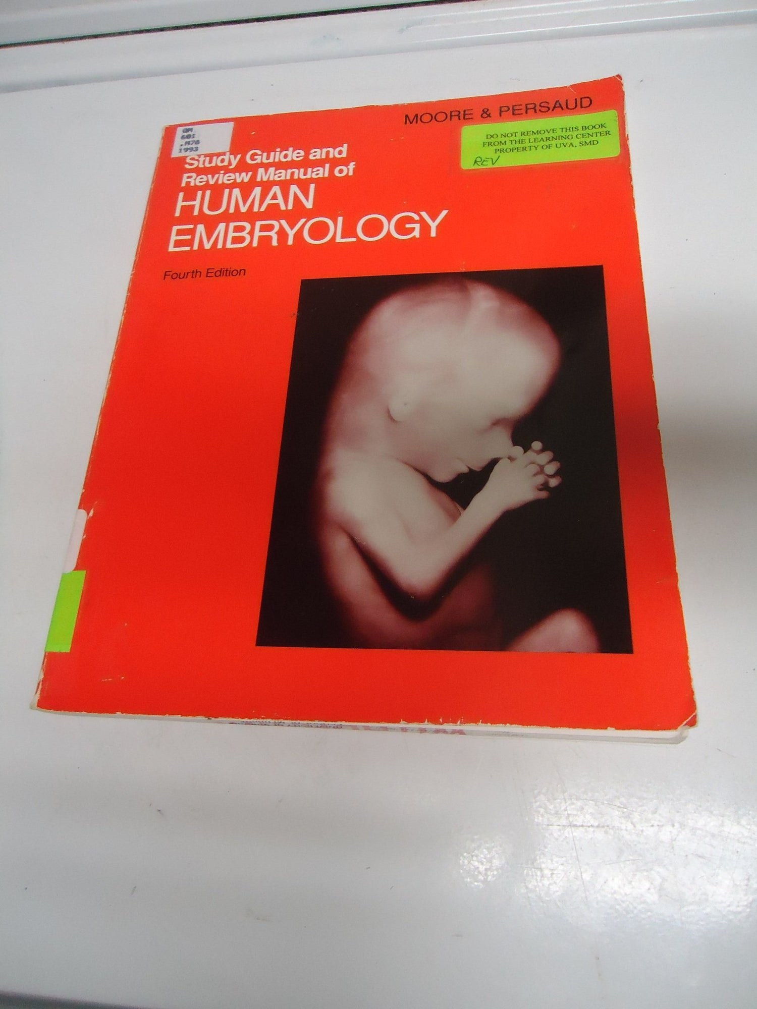 Study Guide and Review Manual of Human Embryology