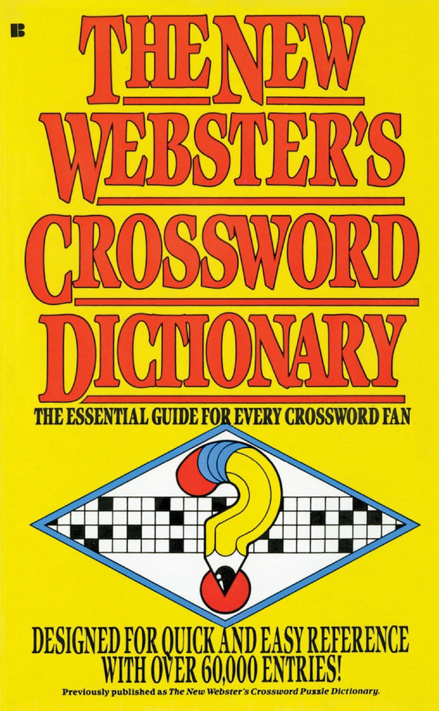 The New Webster's Crossword Dictionary: The Essential Guide for Every Crossword Fan - Retail Maharaj
