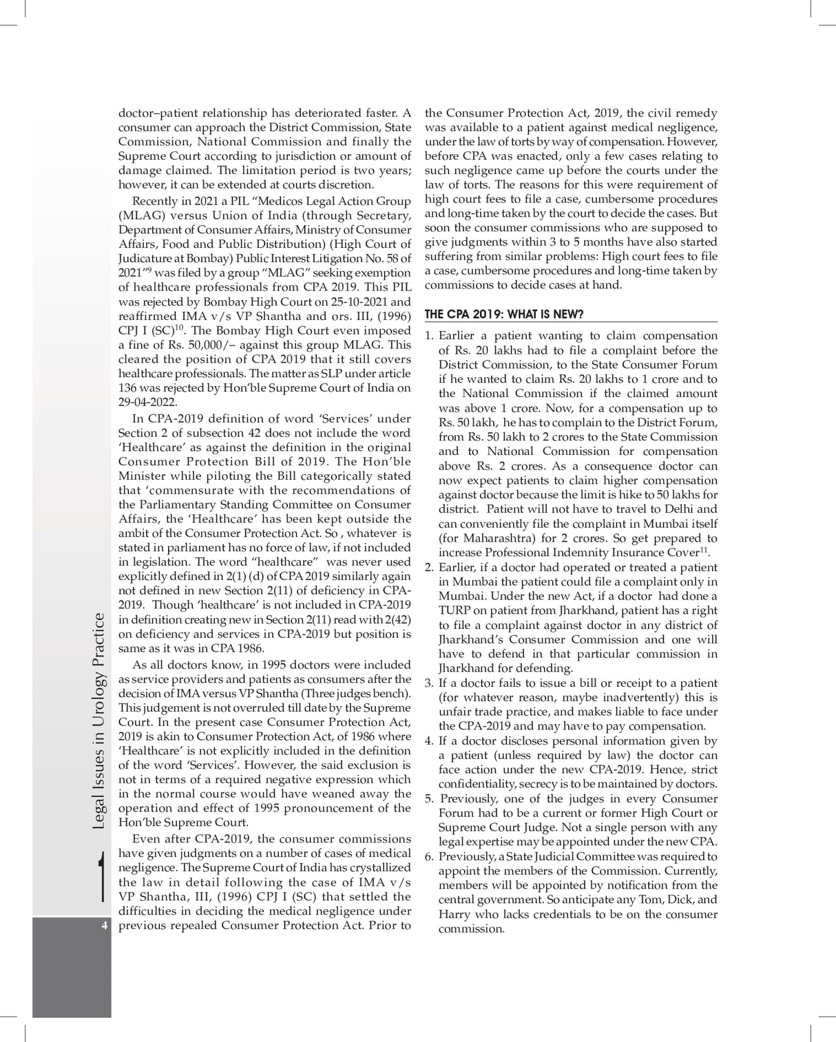 Legal Issues in Urology Practice (PB 2026)