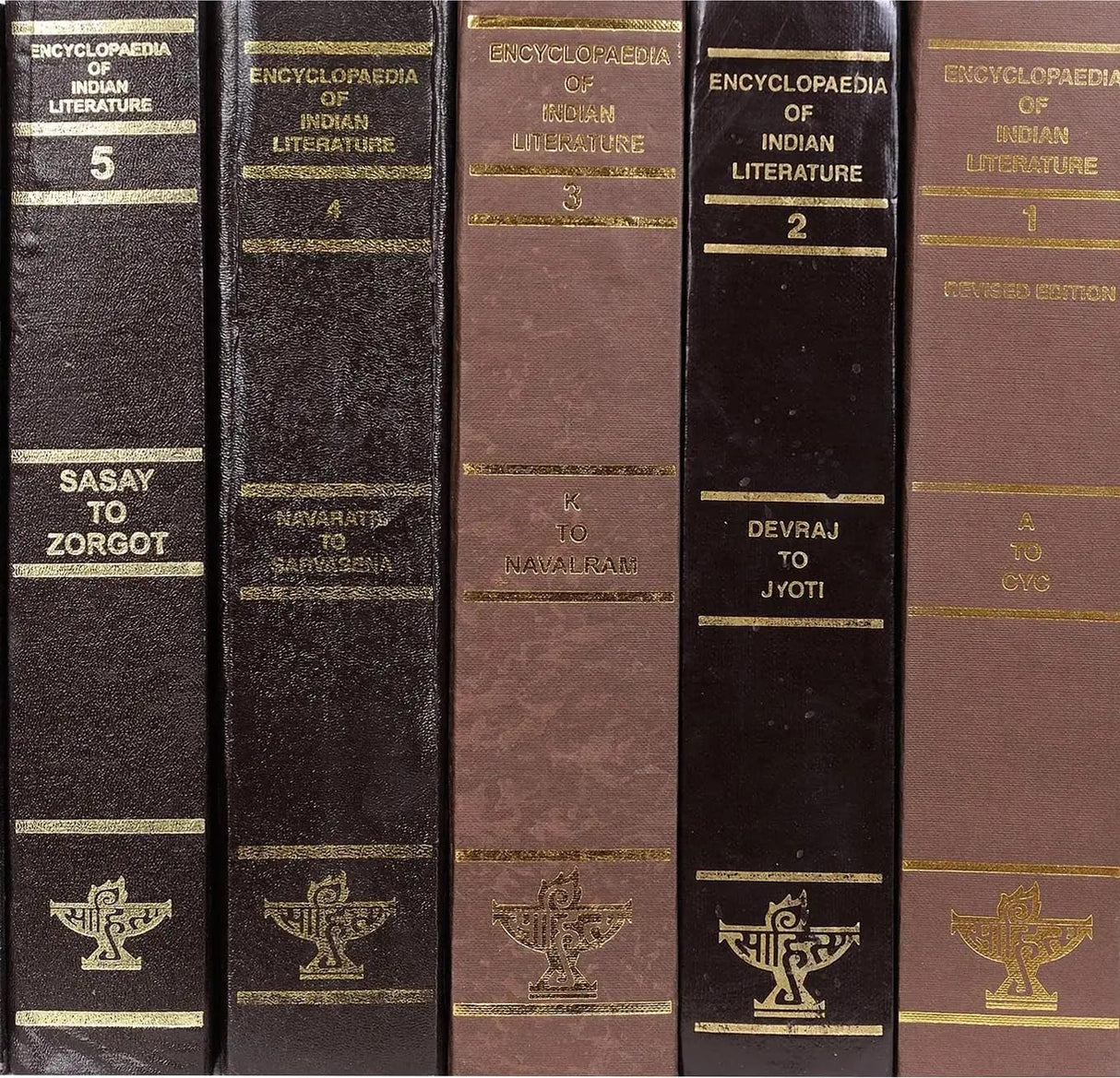 Encyclopaedia of Indian Literature (Set of 5 Big Volumes) (Rare Book Series)