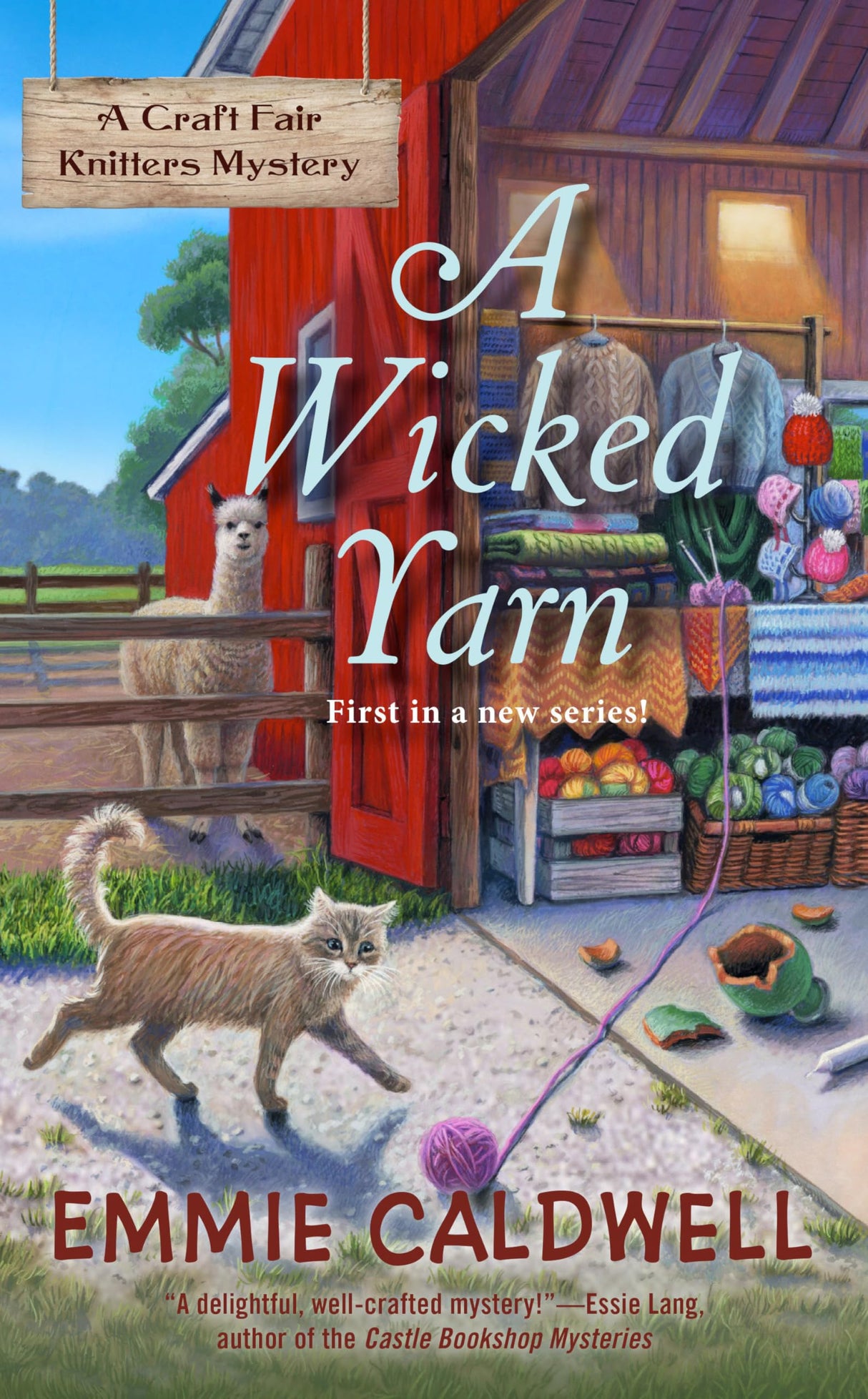 A Wicked Yarn: 1 (A Craft Fair Knitters Mystery)