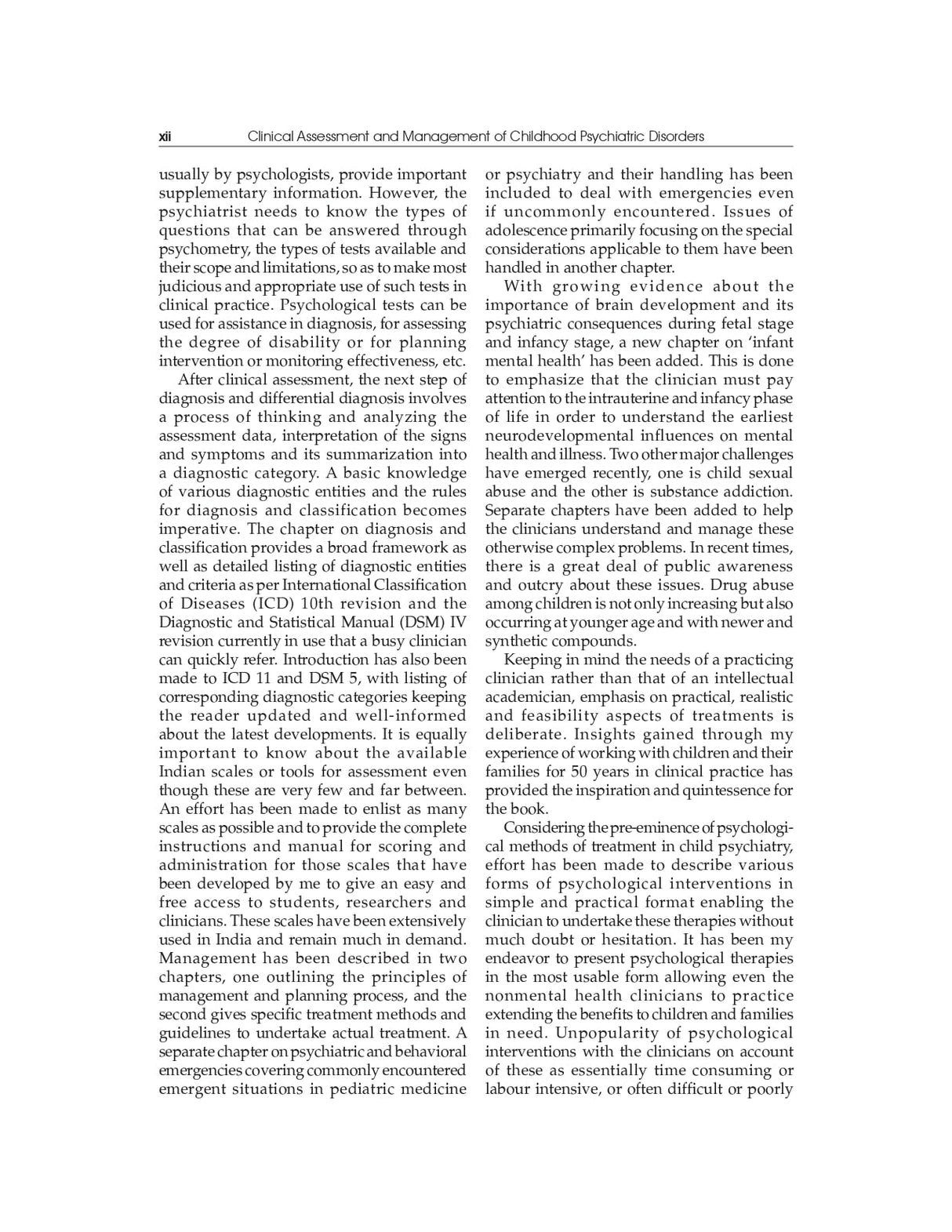 Clinical Assessment and Management of Childhood Psychiatric Disorders 3/e