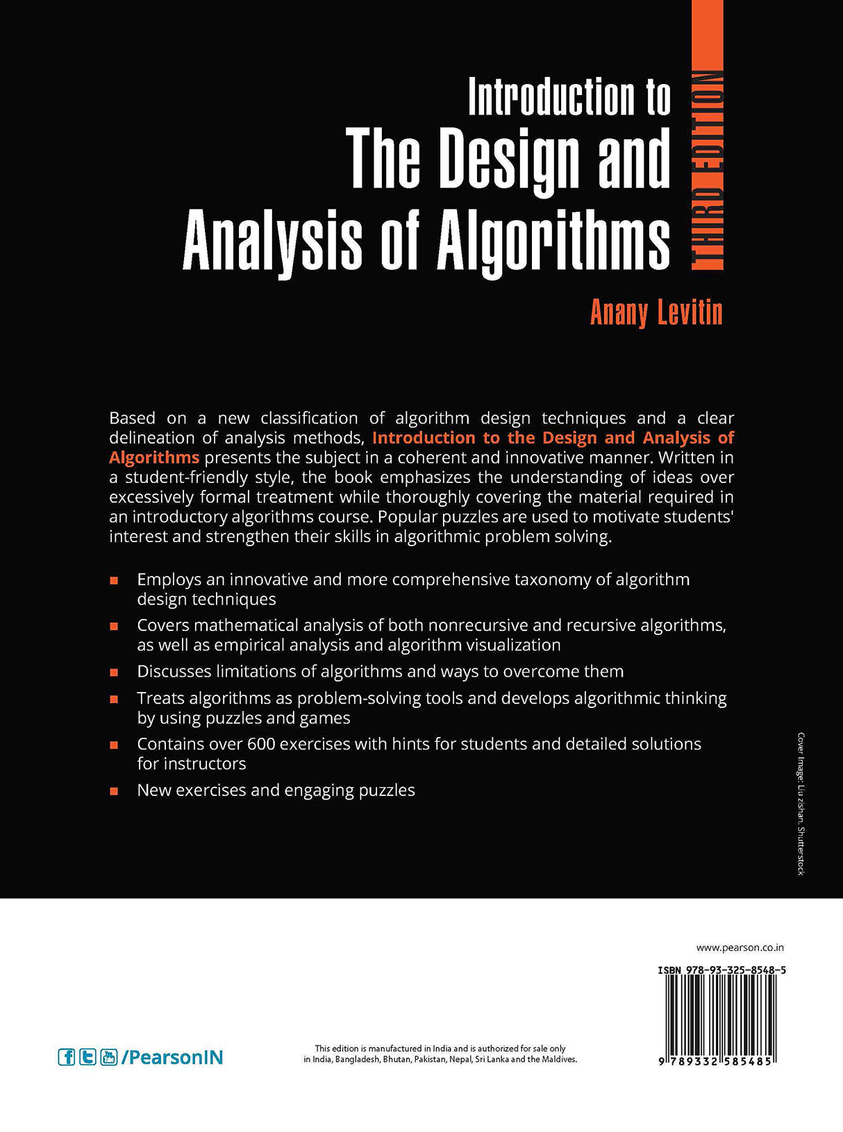 Introduction to the Design and Analysis of Algorithms, 3/e - Retail Maharaj