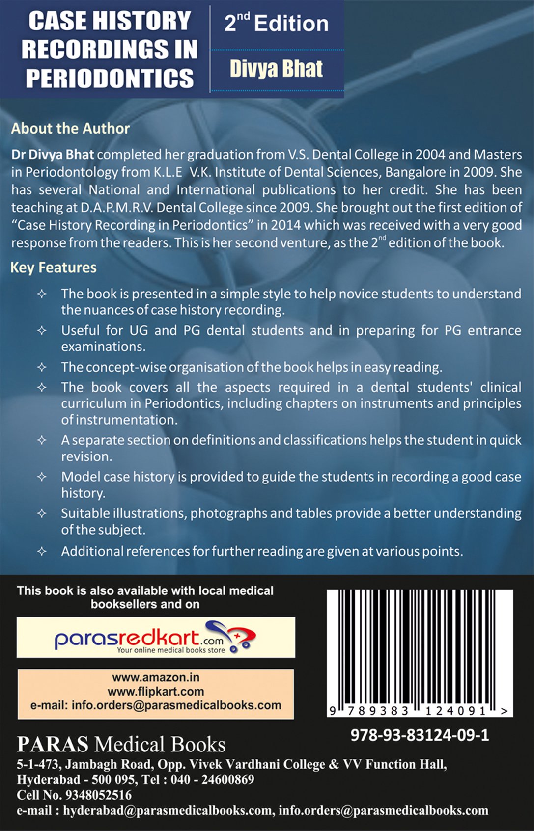 Case History Recording In Periodontology, Divya Bhat - 2nd, 2017.0