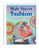 High Street Fashion Coloring book for adults - Retail Maharaj