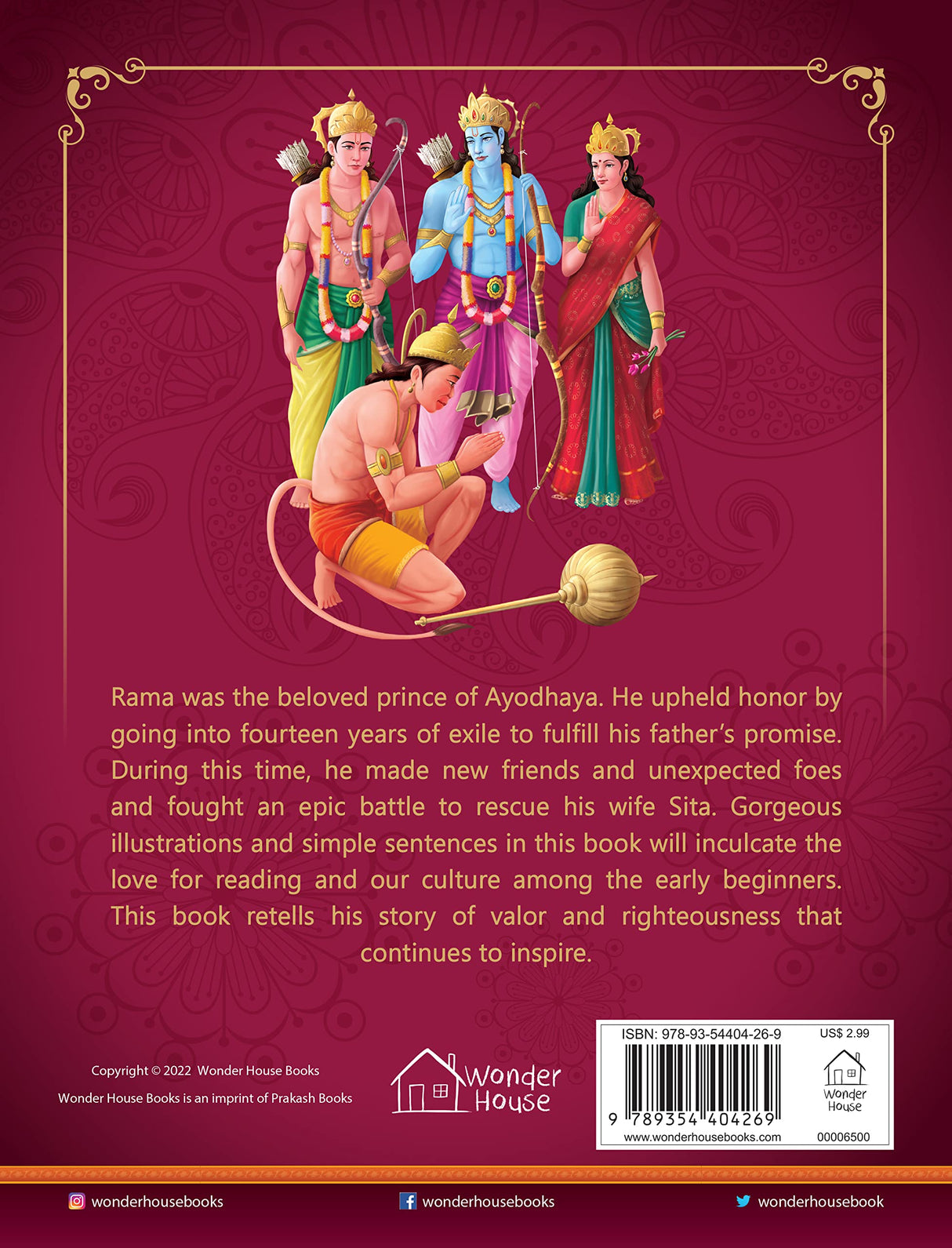 Tales from Adventures of Rama For Children: Indian Mythology - Retail Maharaj