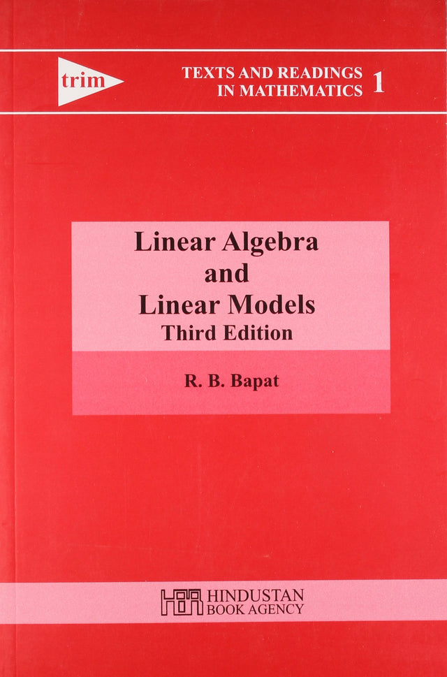 Linear Algebra And Linear Models, 3Rd Edition - Retail Maharaj