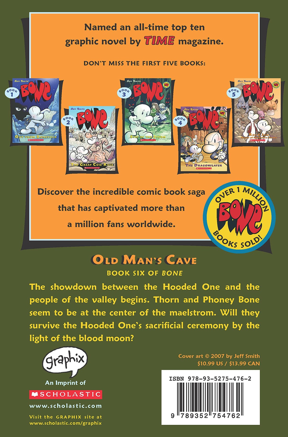 Bone Graphic Novel #6: Old Man's Cave (Graphix)