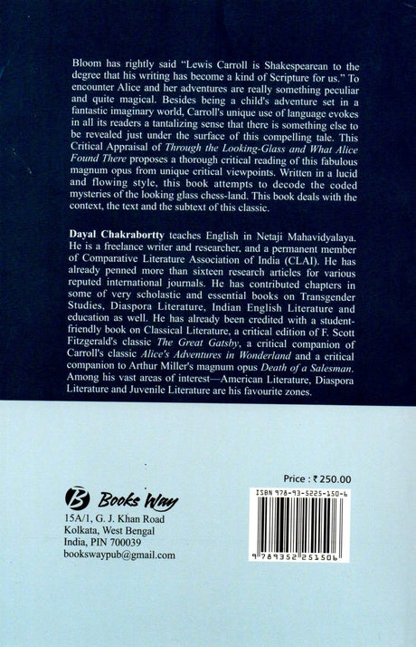 Through the Looking-Glass and What Alice found there : Lewis Carroll's (A critical Appraisal) - Retail Maharaj