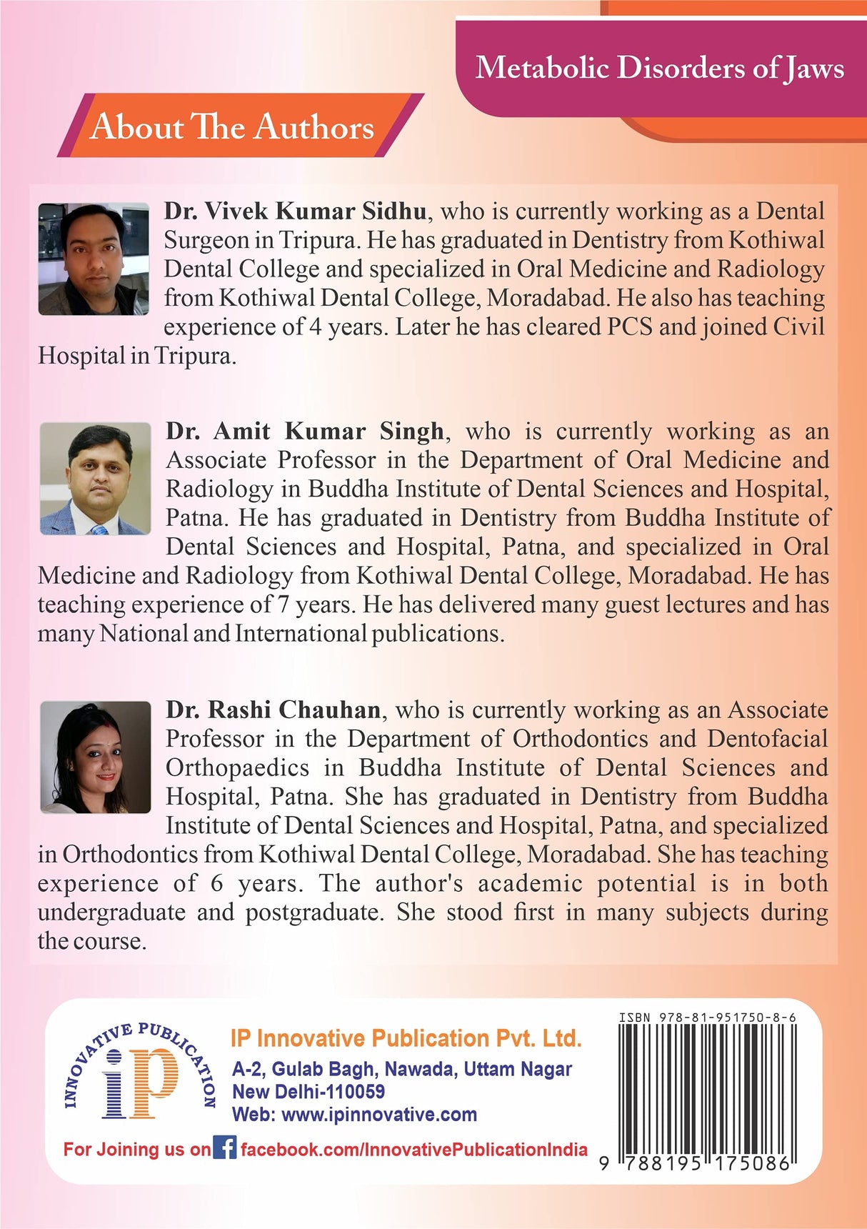 Metabolic Disorders of Jaws