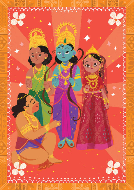 Ramayana for Kids: Illustrated Indian Mythology Storybook For Children I Timeless Epic I Includes Coloring and Sticker Pages I Bedtime Stories I Ages 5+ [Select Learning] - Retail Maharaj