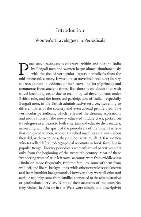 Wandering Women: Travel Writings in Bengal Periodicals, 1900-1940 - Retail Maharaj