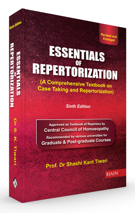 Essentials of Repertorization (Sixth Edition) - A comprehensive Textbook on case Taking and Repertorization - Retail Maharaj