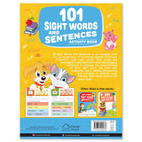 101 Sight Words and Sentences: Activity Book for Children | 400+ Sentences to Read and Practice | Ages 4–7 | Build Early Reading Fluency with Fun Exercises - Retail Maharaj