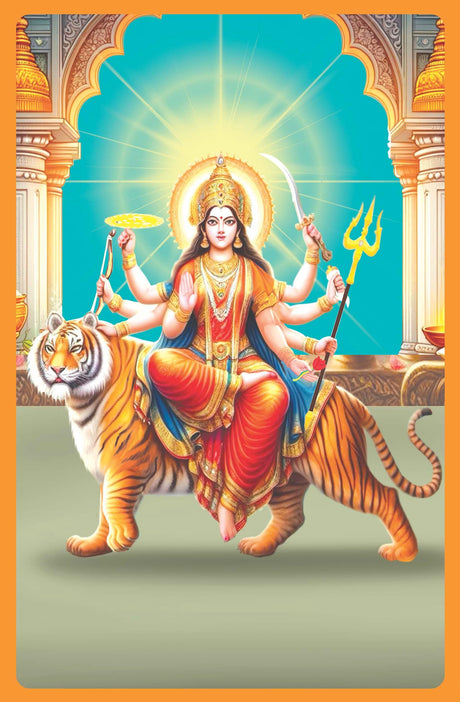 Aarti Sangrah - (आरती संग्रह) - 31 आरतियों का संग्रह, सुंदर चित्रों के साथ (डीलक्स हार्डबाउंड संस्करण में, रेशमी कपड़े के साथ) | अध्यात्मिक पुस्तक | ... | उपहार की पुस्तक | पूजा और भक्ति से संबंधित - Retail Maharaj