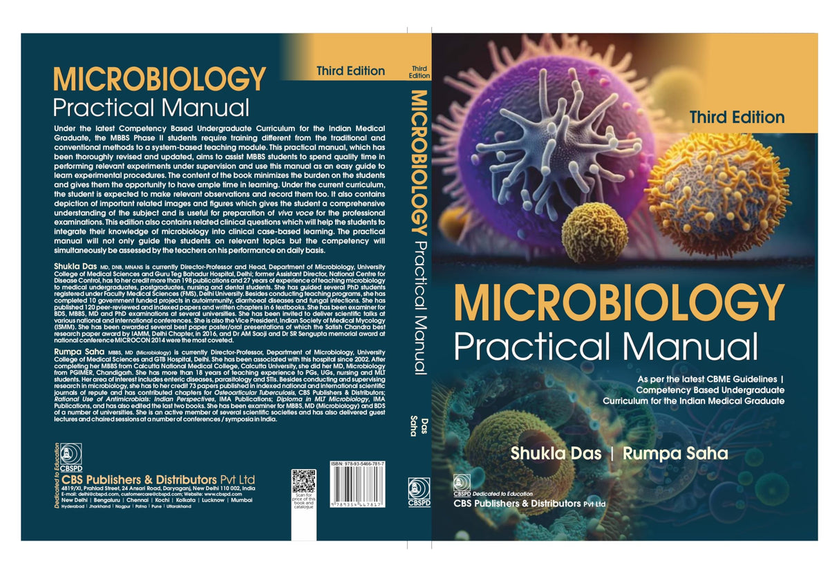 Microbiology Practical Manual 3Ed (Pb 2024)