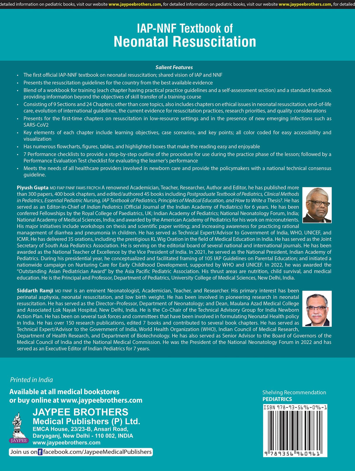 IAP-NNF TEXTBOOK OF NEONATAL RESUSCITATION