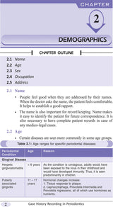 Case History Recording In Periodontology, Divya Bhat - 2nd, 2017.0