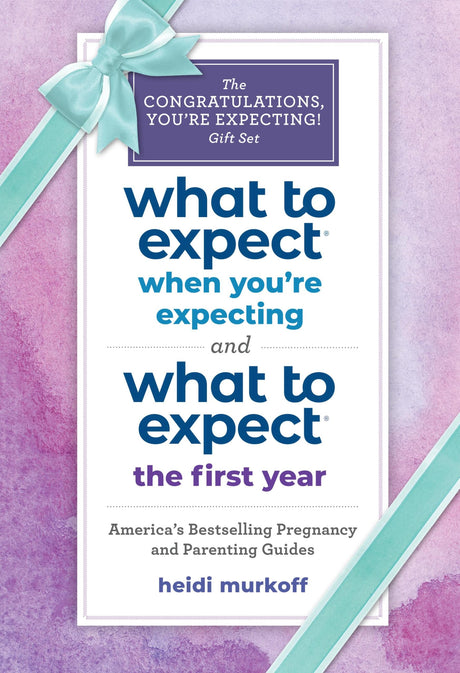 What to Expect: The Congratulations, You're Expecting! Set: What to Expect When You're Expecting / What to Expect the First Year - Retail Maharaj