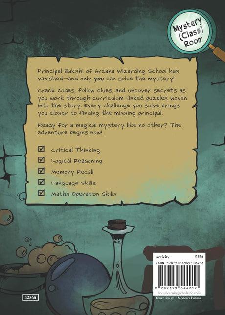 A Disappearance At The Wizarding School: An Interactive Puzzle Story - Retail Maharaj