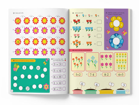 365 Maths Activity Book: Fun Activities and Practice Sheets | Learn Counting, Addition & Subtraction | Ages 4–7 | 3 Hours of Interactive Learning - Retail Maharaj