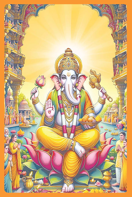 Aarti Sangrah - (आरती संग्रह) - Collection of 31 Aartis in English with Coloured Illustrated Pictures | (Deluxe Hardbound edition with silk fabric) | ... and Devotion: Collection of Love and Devotion - Retail Maharaj