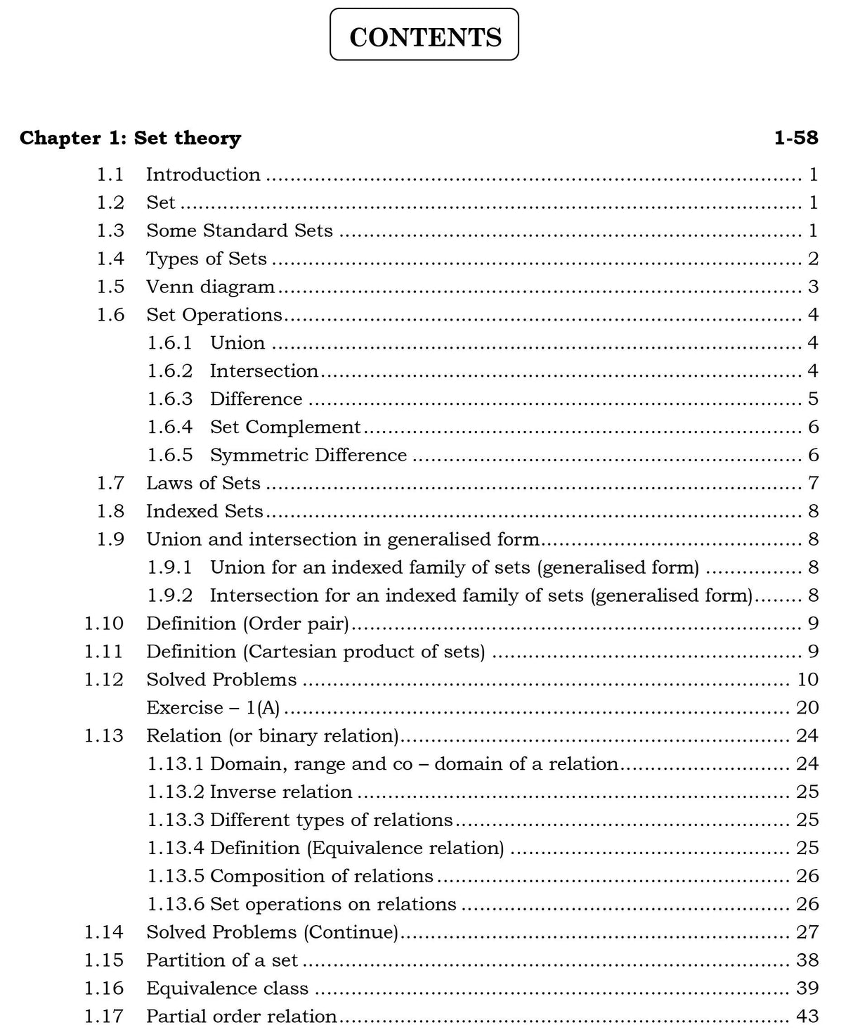 Sets & Mathematical Logic - Retail Maharaj